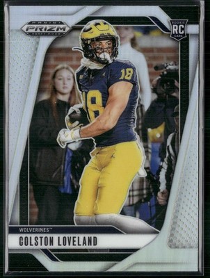 2025 Panini Prizm Draft Picks #67 Colston Loveland Prizms Silver