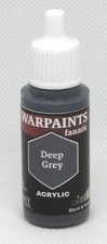 Army Painter WP3002 Deep Grey 18ml  Warpaints Fanatic Acrylic Paint Dark Gray
