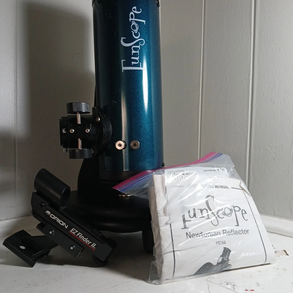 Fun scope, telescope table top reflector diameter 76 mm FL 300 mm 1/4 - Image 3 of 4