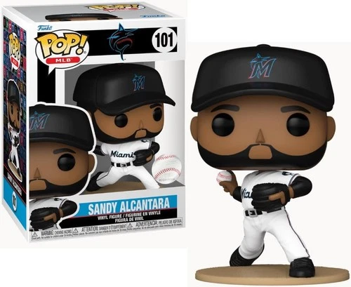 Funko Pop 101 Florida Marlins ~ Sandy Alcantara MLB Baseball Vinyl Figure 80560