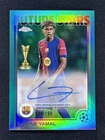 2024-25 Topps Chrome UEFA Lamine Yamal #FSA-LY Future Stars Teal Auto /199