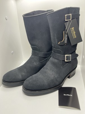 Standard And Strange Black Suede Engineer Boot / New With Tags, In Box! Size 11 