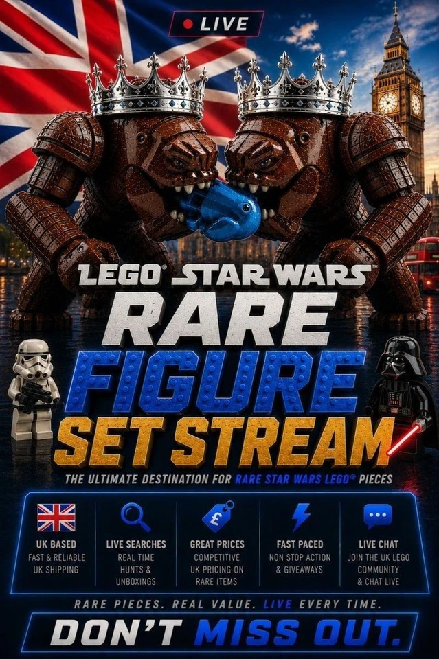 HUGE LEGO STAR WARS TRIATHLON STREAM. SEALED SETS AND GRAIL FIGURES!
