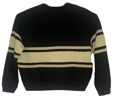 Diesel Men’s S-Pond Sweatshirt Size XL (Relaxed Fit) Color Black & Gold
