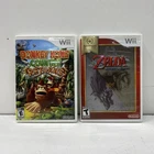 The Legend of Zelda: Twilight Princess & Donkey Kong Country Returns - Wii (CIB)