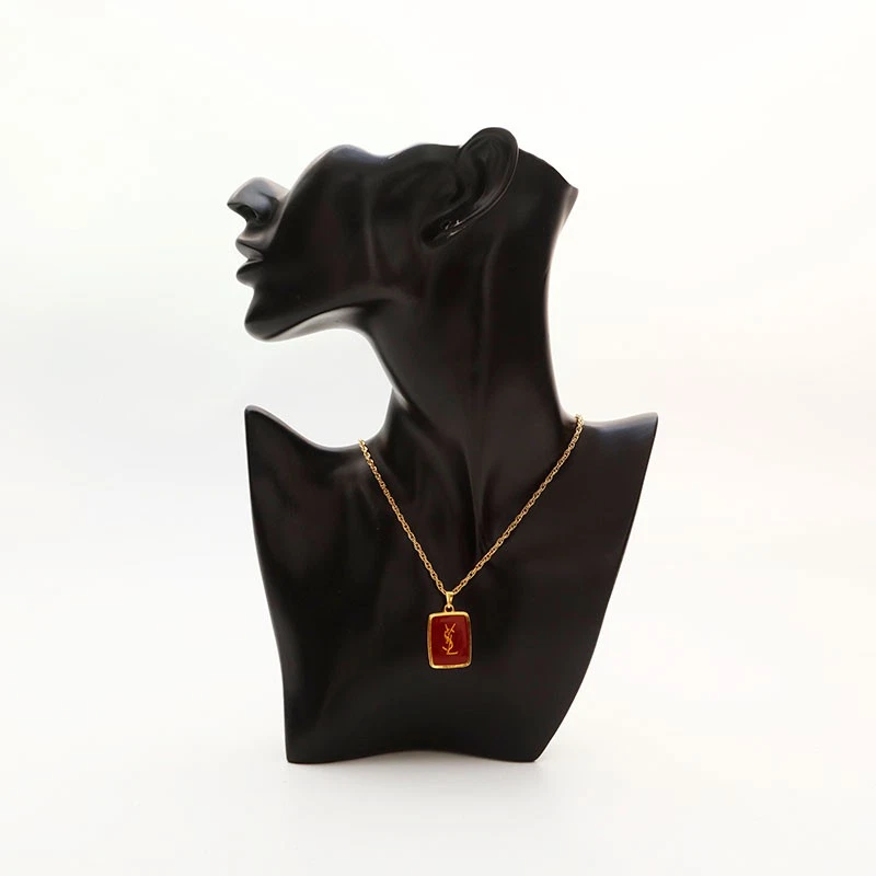 SAINT LAURENT (YSL) Collana superiore YVES SAINT LAURENT YSL W17mm x H22mm accessori donna oro