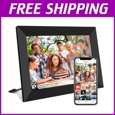10.1" WiFi Digital Photo Frame with Frameo App