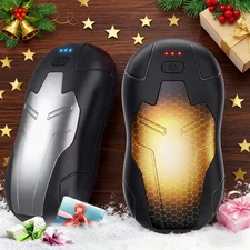 HOT! Hand Warmers 2Pack ,6000mAh Rechargeable Hand Warmer, 20Hrs Long Gifts