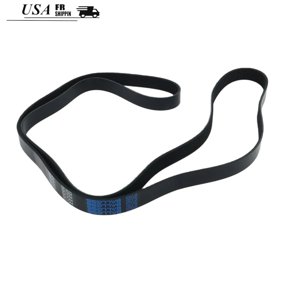 Fits 1996-1998 Land Rover Range Rover 4.0L V6 4.6L V8 Serpentine Belt 7PK2120 - Image 2 of 4