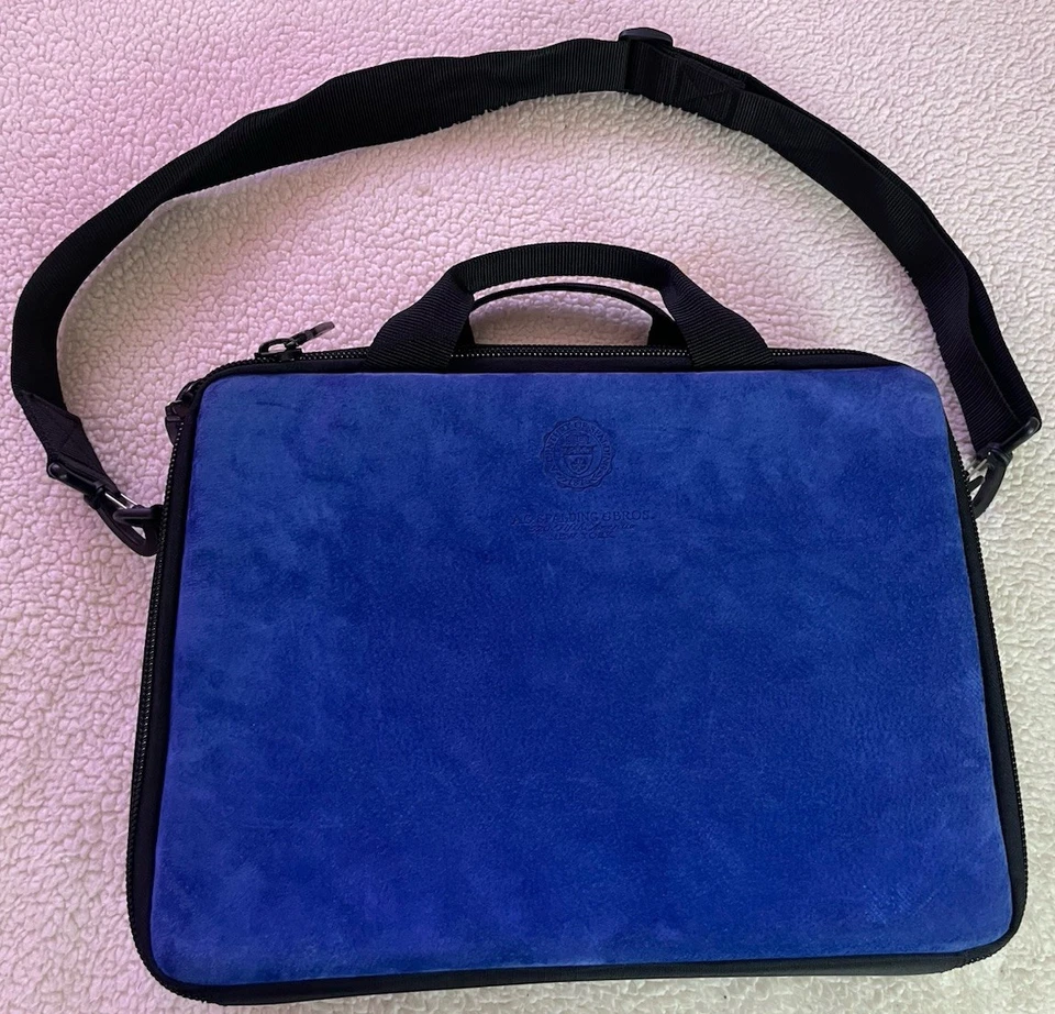 A.G. Spalding & Bros Bolso para Laptop Bandolera y Mango Maletín Azul Viaje Foto 2 de 4