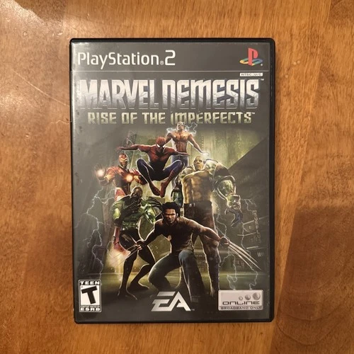 Marvel Nemesis: Rise of the Imperfects (Sony PlayStation 2, 2005) With Manual