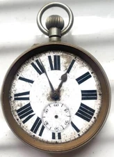 Vintage 8 day Goliath Pocket Watch  - spare & repairs