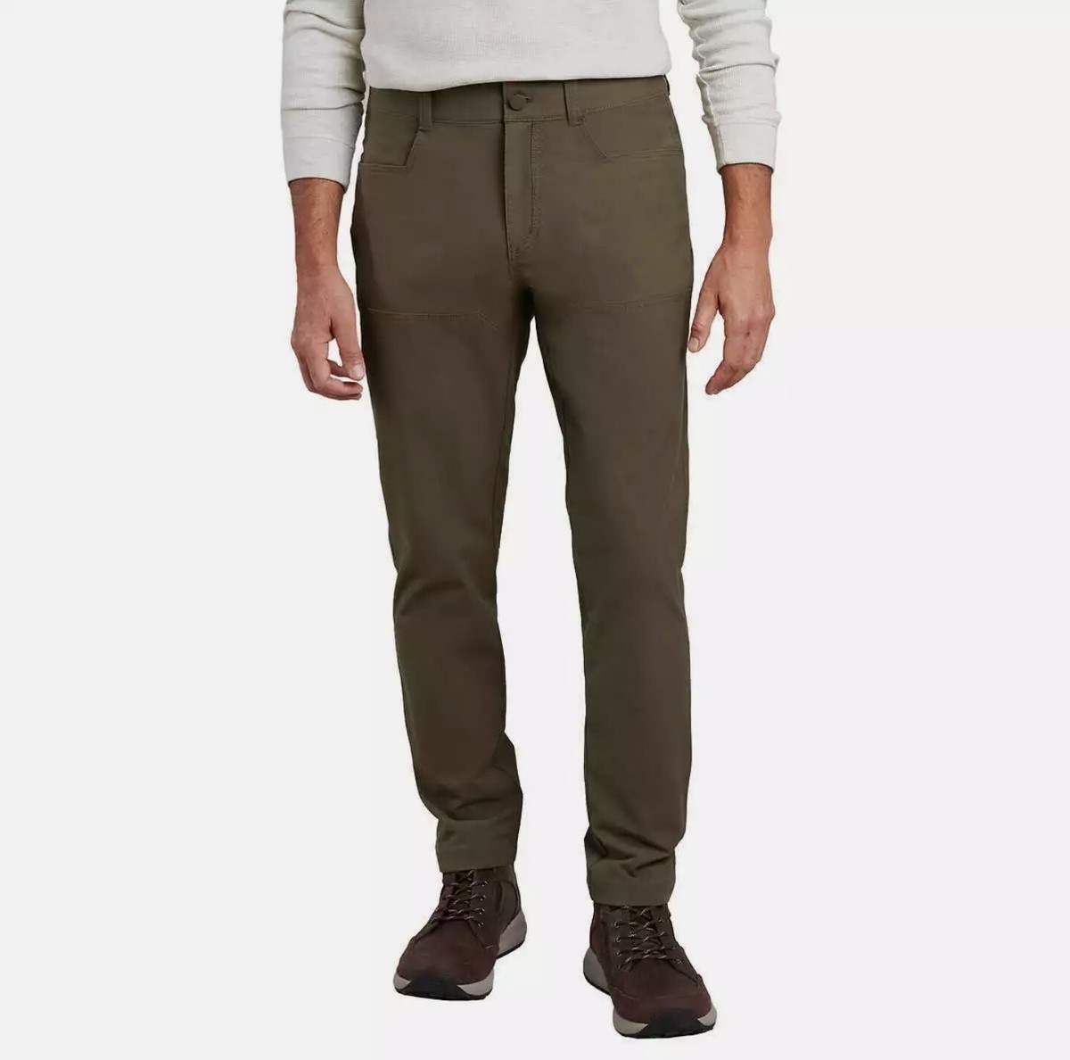 Kirkland Signature Men's Stretch Tech Pants, BROWN, 40X29 | eBay