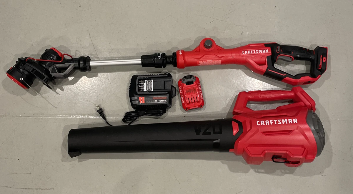 Craftsman 20V Cordless String Trimmer Blower kit CMCK197D1