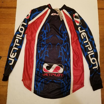 JetPilot Jersey Mens Small Blue Red Motocross Bike Mesh Australia