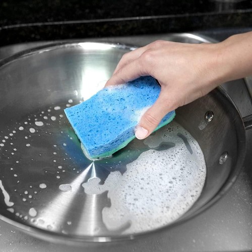 O-Cedar Scrunge Non-Scratch Scrub Sponge (Pack of 6) Multi-Use, All-Purpose, Odo - Picture 13 of 14
