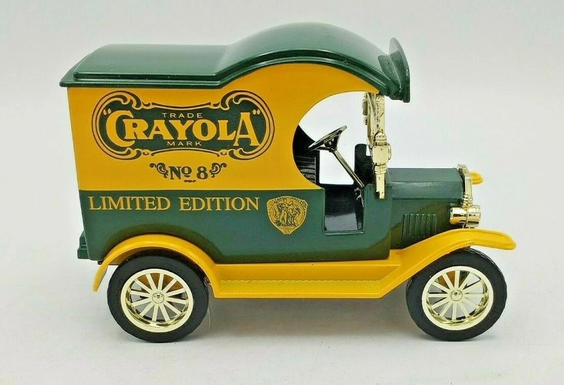 1912 Ford Delivery Car Crayola Truck Coin Bank No. 8 Limited Edition Gearbox Toy