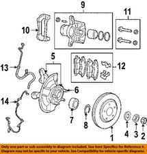 CHRYSLER OEM 07-17 Caliber Brake Components-Abs Sensor 5105572AB