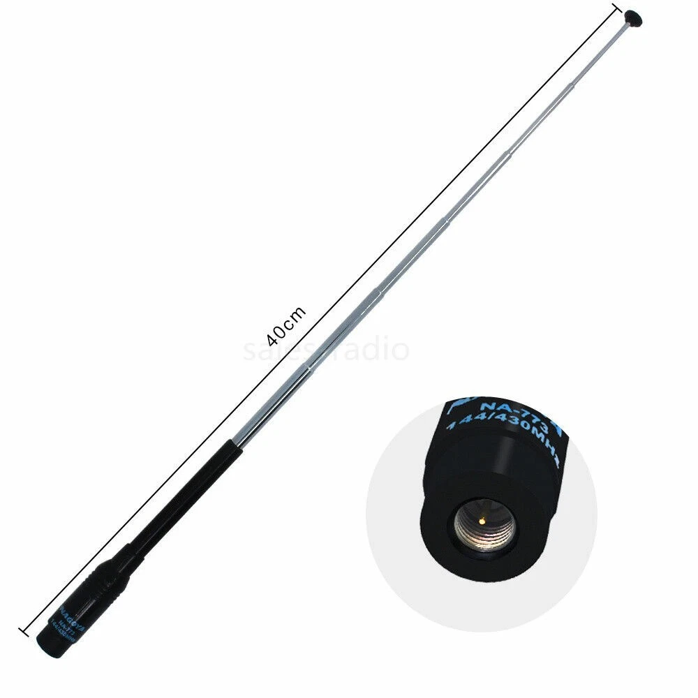 Antenna UHF SMA Maschio Per Walkie Talkie – Universale Per Baofeng E Yaesu – 400-470 MHz