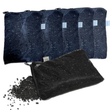 6 LBS Activated Charcoal Carbon in 6 Bags for Aquarium Pond Canister Filter