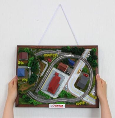 Rokuhan Z gauge wall-mounted diorama set S071-2 railway
