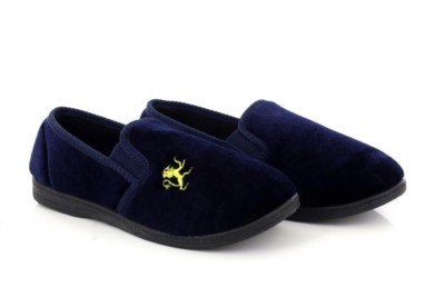 Sleepers BS286 KYLE Boys Lion Motif Twin Gusset Indoor Slippers