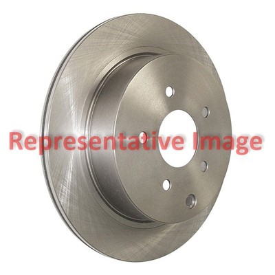 For Jaguar S-Type 03-05 DFC Carbon Alloy Drilled Rear Passenger Side Brake Rotor