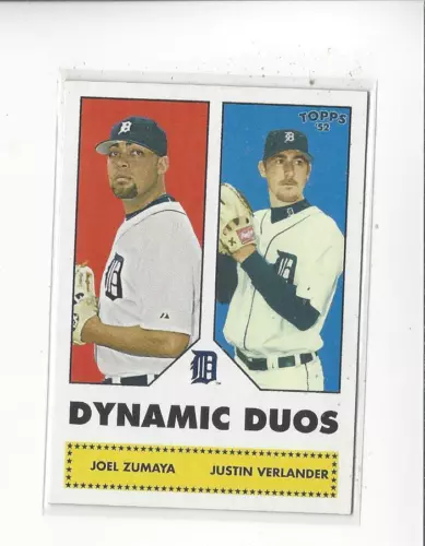 2006 Topps 52 Dynamic Duos #3 Joel Zumaya/Justin Verlander Rookie Tigers