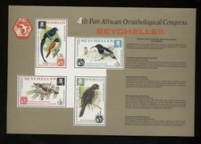 Seychelles 1976 4E Congrès Ornithologique BF Neuf Intact MNH T1635