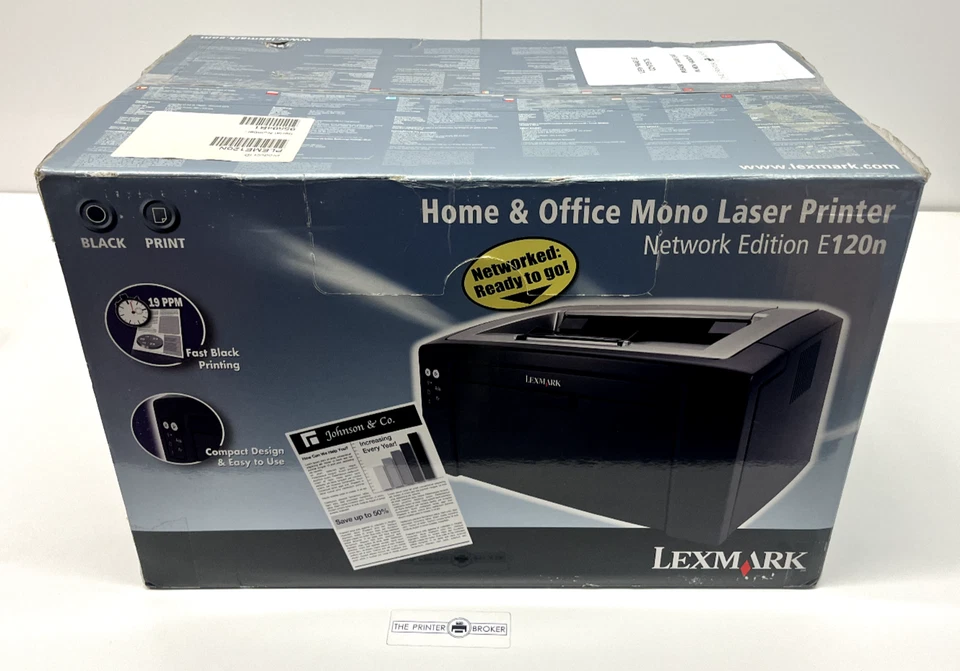 Lexmark E120n Mono Laser Printer 23S0310 - Image 2 of 4