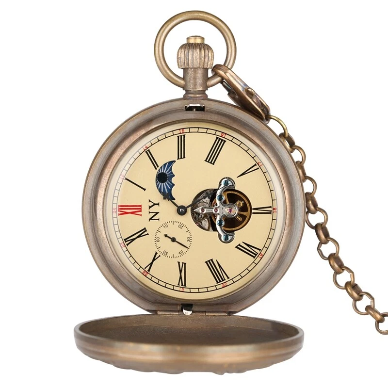 Double Eagle Coat Of Arms Russian National Emblem Badge Mechanical Pocket Watch - Image 3 of 4