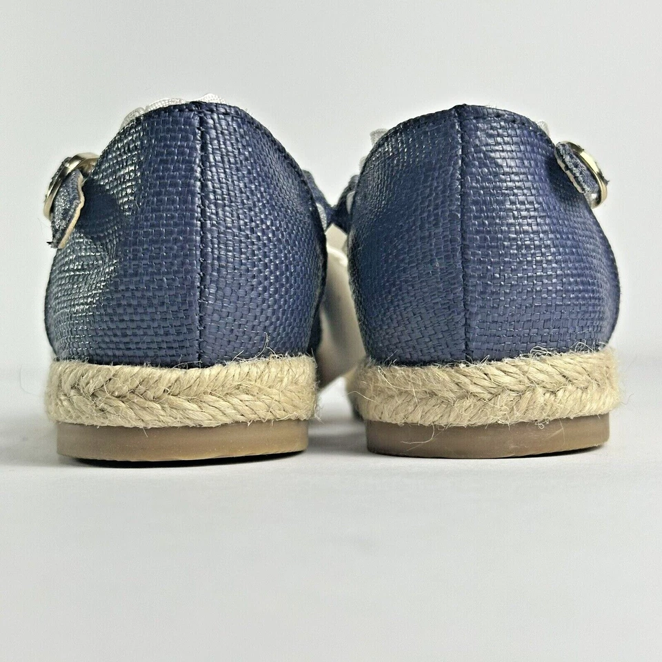 Летние сандалии Janie and Jack Girl Merchant Espadrille с крестовым ремешком красные белые синие - Изображение 4 из 4