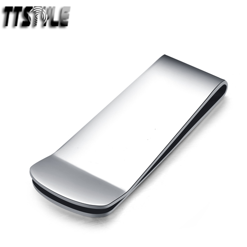 High Quality TTstyle 316L Stainless Steel Money Clip Two Colour Choose - Foto 2 di 4