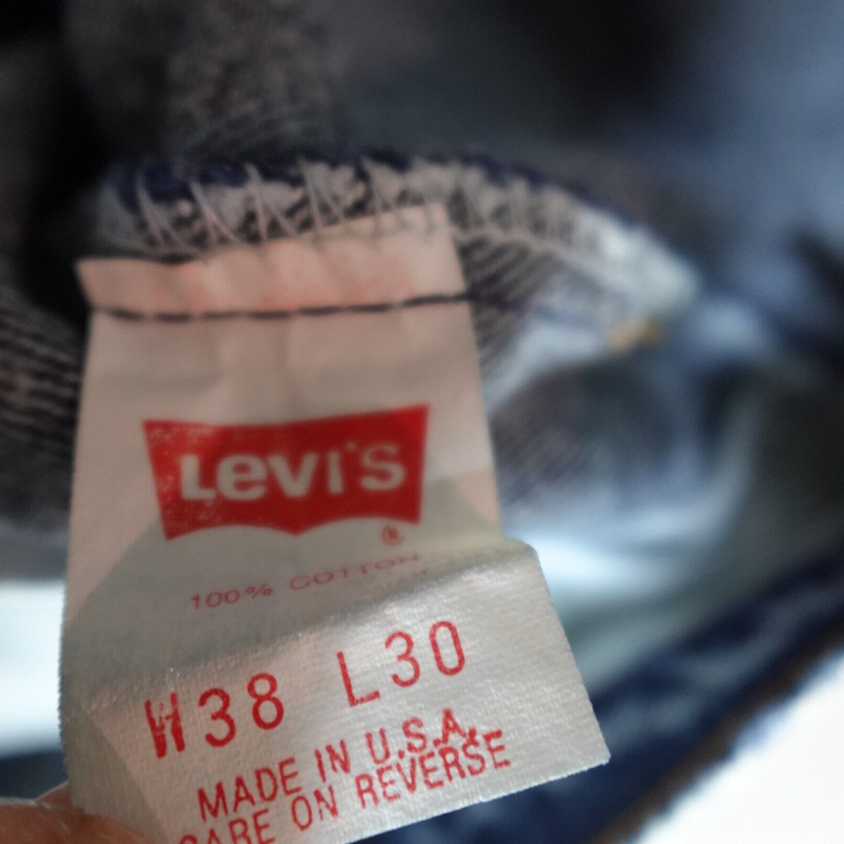 Vintage Levi's 506 Jeans 36 x 30 Blue Stonewash XX USA Made 1988