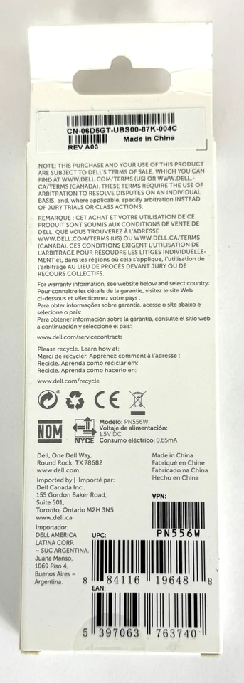 NEW DELL Active Pen Stylet Actif PN556W Windows Stylus Bluetooth Smart Accessory - Image 3 of 3