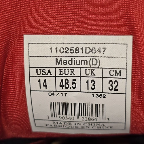 Brooks Glycerin 15 Men's Size 14 D Red Black Running Shoes Sneakers (1102581D647 - Picture 9 of 9