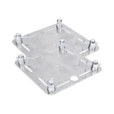 12"x12" 6mm Lighting Stand Square Aluminum Trussing Base Plates Pair