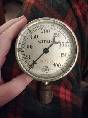 Rare Vintage US Gauge Company Pressure Gauge Patent Sept 18, 1906