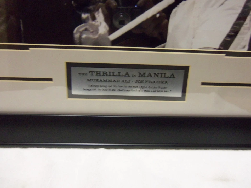 Muhammad Ali-Joe Frasier Thrilla in Manilla--Framed Print-23 inch by 19 Inch - Image 3 of 4