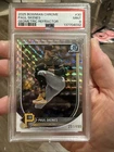 2025 BOWMAN CHROME PAUL SKENES /499 GEOMETRIC REFRACTOR POP 2 PSA 9