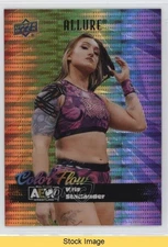 2024 Allure AEW Color Flow Full Rainbow Achievement Kris Statlander READ 1u6