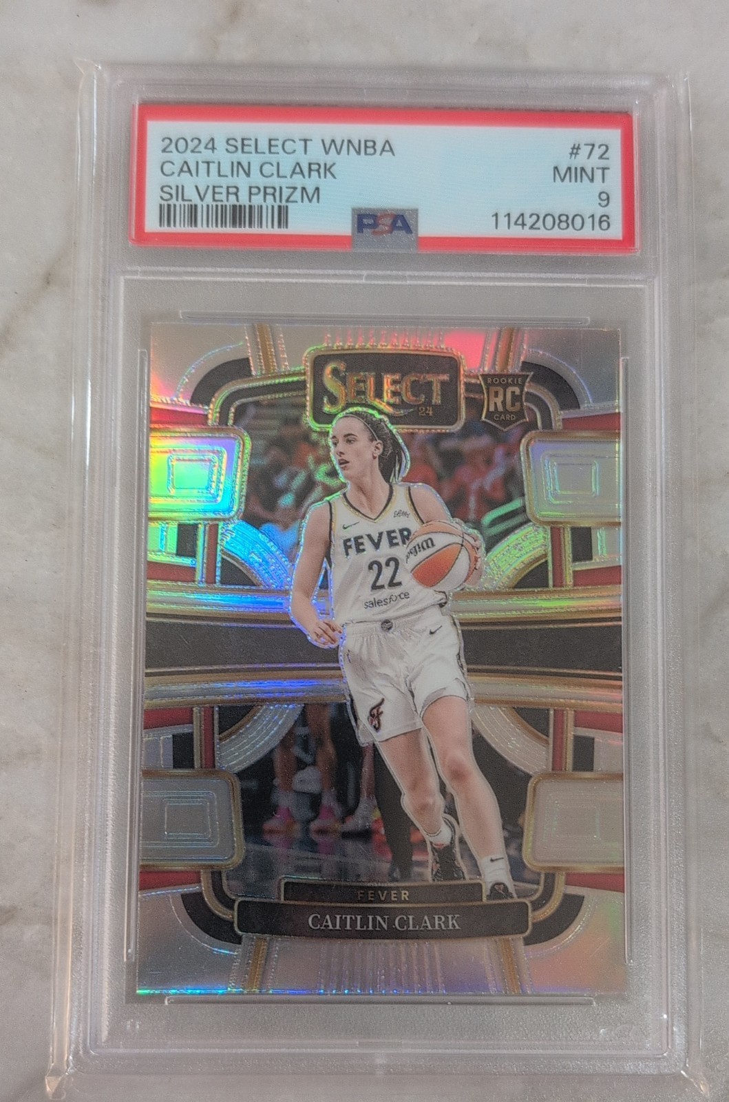 🔥2024 Panini Select WNBA - Concourse Caitlin Clark #72 Silver Prizm (RC)🔥