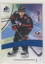 2020 SP Game Used Authentic Rookies Team Canada Blue Burst Connor McMichael 0m5w