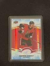 2018-19 Upper Deck ICE #45 Thomas Chabot Red Parallel 5/5! #SENATORS RARE!