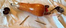 Bobina aghi in legno cucitrice a mano vintage