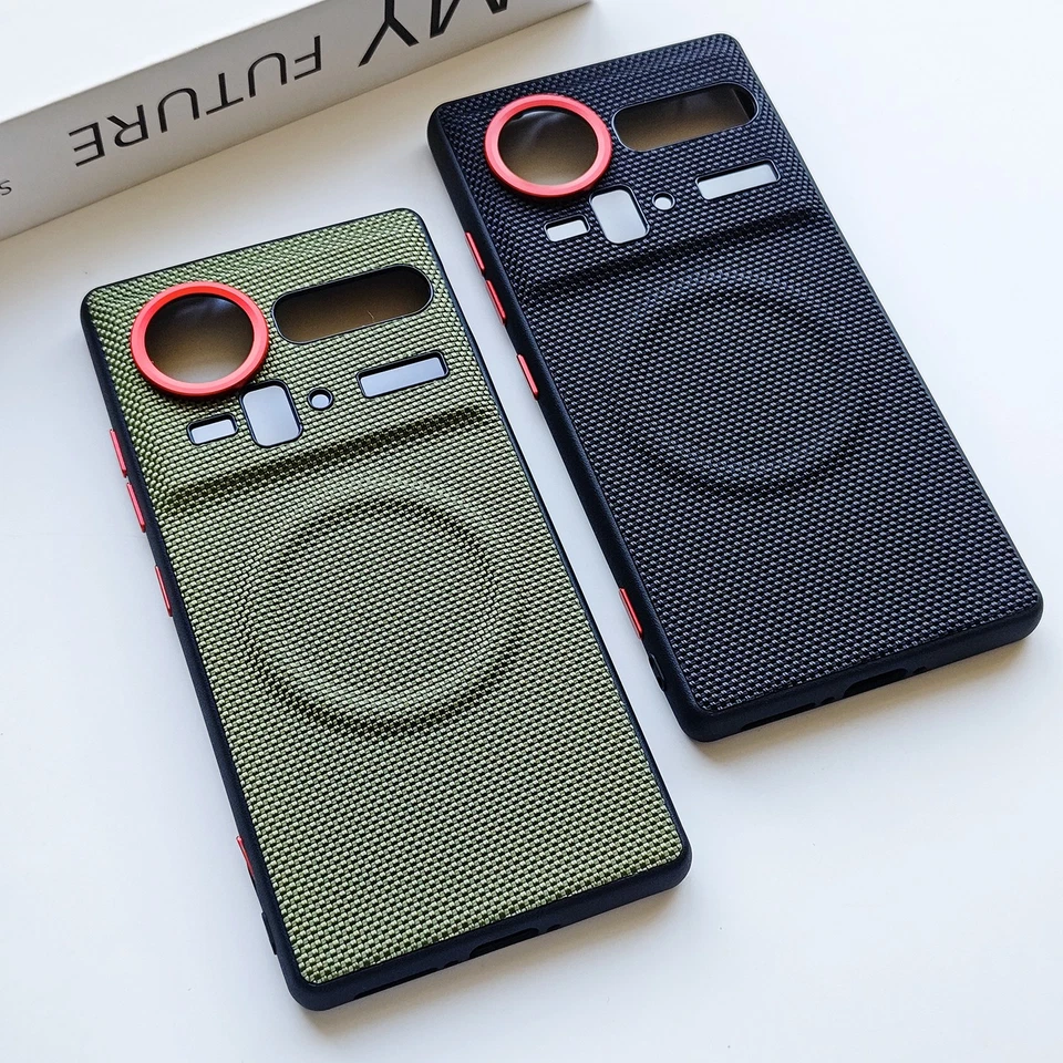 For ZTE nubia Z80 Ultra Luxury Hybrid Armor Leather Business Magnetic Cover Case - Image 2 of 4