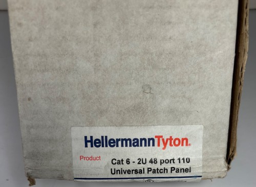 CAT6 48 Port Patch Panel RJ45 110 UL Network Ethernet 19" Rack Mount 2U T568B - Picture 4 of 4
