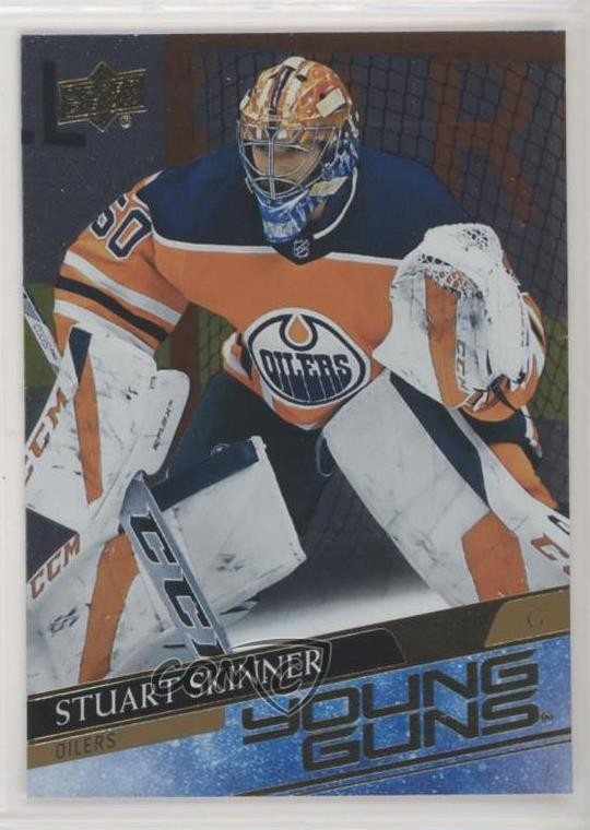 2020-21 Upper Deck Young Guns Silver Foil Stuart Skinner #496 Rookie RC