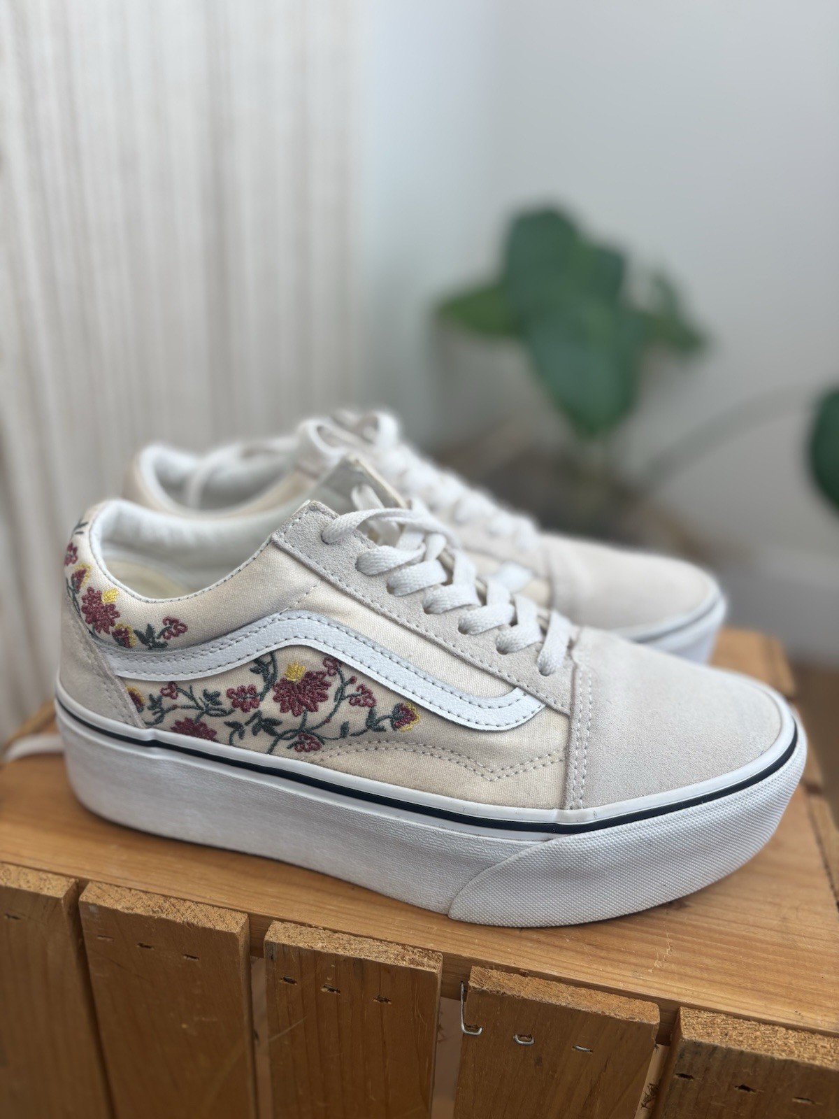 Vans Old Skool Stackform Platform Shoe Sneaker Fl… - image 4