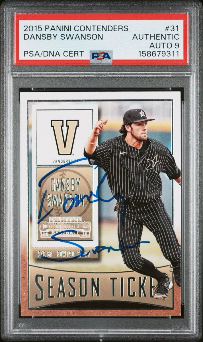 Dansby Swanson Autograph Baseball Cards Just Listed 2026